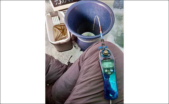 赤城大沼の氷上ワカサギ釣りが解禁　開幕直後の釣行で51尾キャッチ