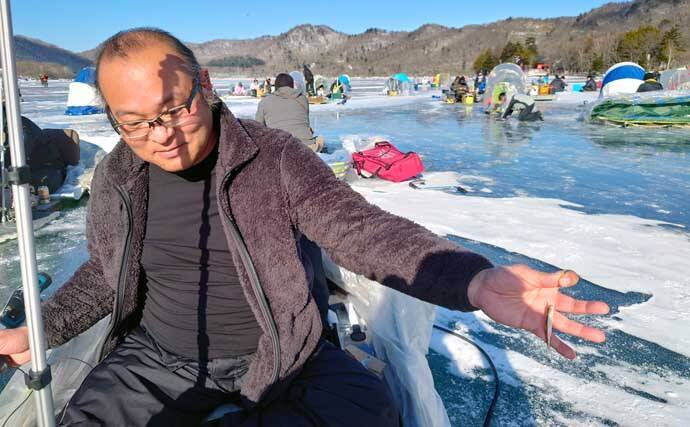 赤城大沼の氷上ワカサギ釣りが解禁　開幕直後の釣行で51尾キャッチ