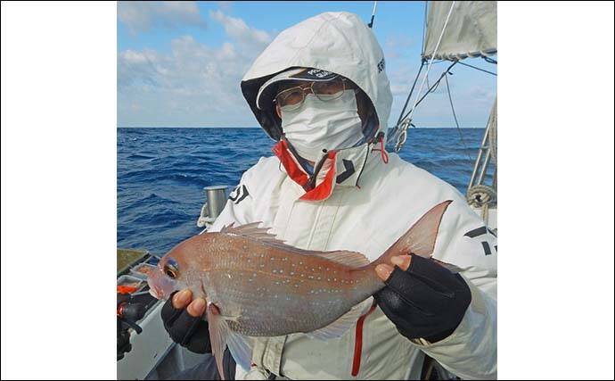 沖の五目釣りチカメキントキにアカイサキにイサキと多彩釣果【福岡】