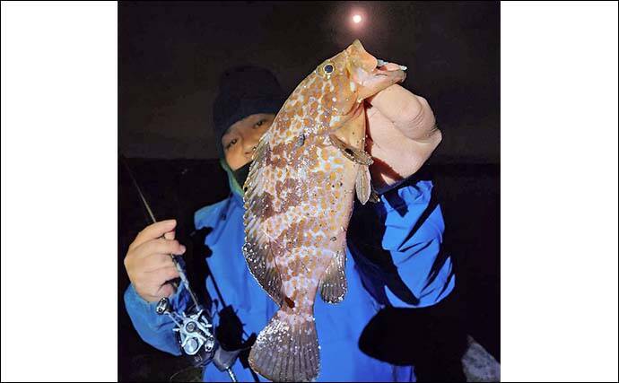 ライトゲームでアコウ5尾キャッチ【福岡・新宮港】メバル不発も根魚が好反応