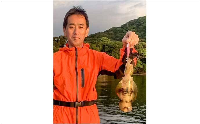 「青物猛攻を制す！」迫間浦の筏エギング懇親会でコウイカ520gを釣り上げて優勝【三重】