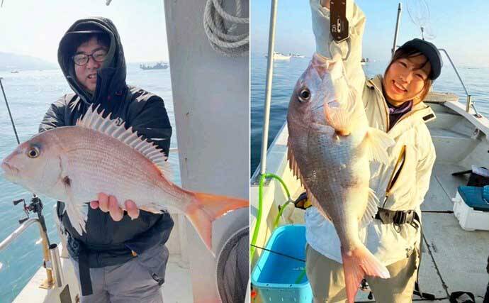 明石沖タイラバで数型どちらも狙える好シーズン到来！【船釣り特選釣果・関西】