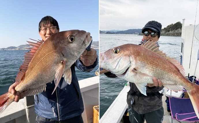 明石沖タイラバで数型どちらも狙える好シーズン到来！【船釣り特選釣果・関西】