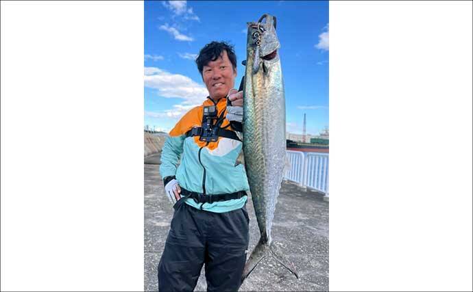 午後の時合いにサゴシ5連発！【大阪南港魚つり園】メタルジグ速巻きに好反応