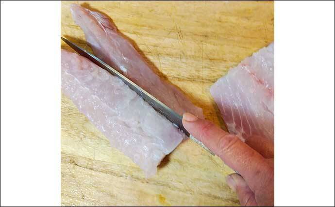 釣り人的「フレンチ」レシピ：ヒラスズキのカフェドパリ風　ソースが肝