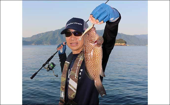 スイミング釣法でオオモンハタにアカハタが連発【三重・エヌテックマリン】