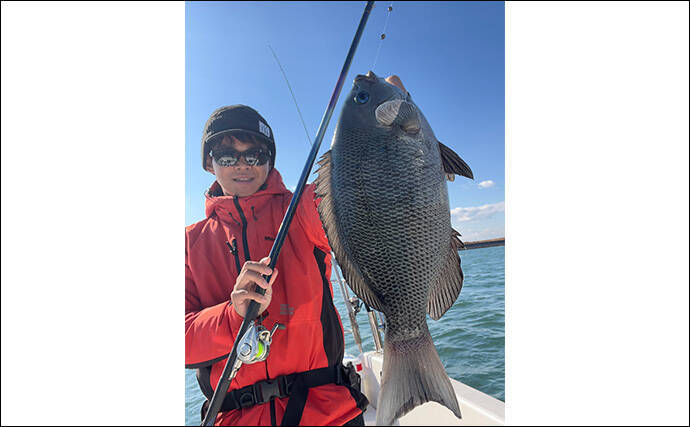 ボートでのフカセ釣りで寒グレ爆釣！【三河湾】ルアーロッドで入れ食いを堪能