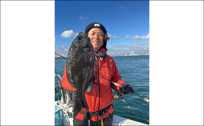 ボートでのフカセ釣りで寒グレ爆釣！【三河湾】ルアーロッドで入れ食いを堪能