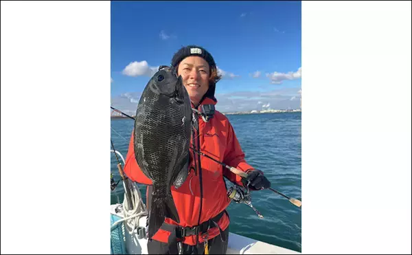 「ボートでのフカセ釣りで寒グレ爆釣！【三河湾】ルアーロッドで入れ食いを堪能」の画像