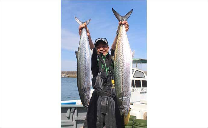 「釣った魚の重量が軽い人が優勝？」ちょっと変わった釣り大会で良型サワラ続々