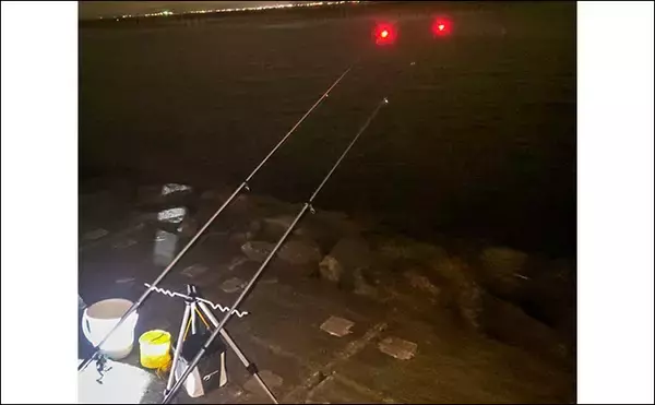 「夜波止での投げ釣りでアナゴ2桁釣果【愛知・大野漁港】30mラインで連発」の画像