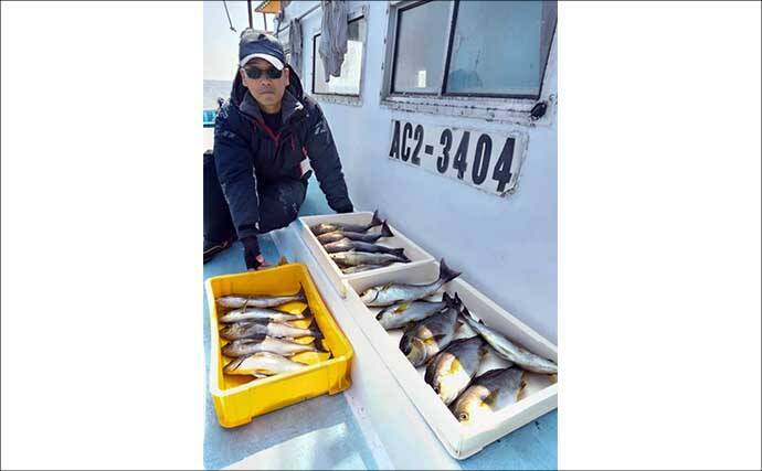 「脂ノリ抜群！」大山沖イサキ釣りで良型主体に数釣りチャンス【船釣り釣果速報・愛知】