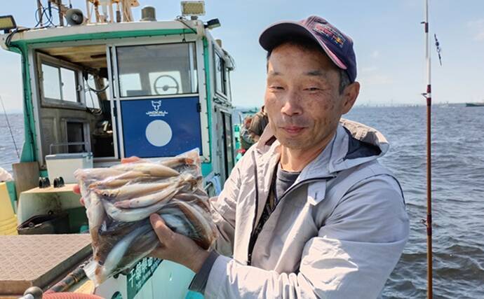 「東京湾の船キス釣りが好調！」木更津沖＆横浜沖で22cm頭に45匹【小峰丸・千葉】