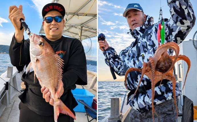 瀬戸内エリアでマダコにマダイが好反応！　関西エリアの【船釣り特選釣果7選】