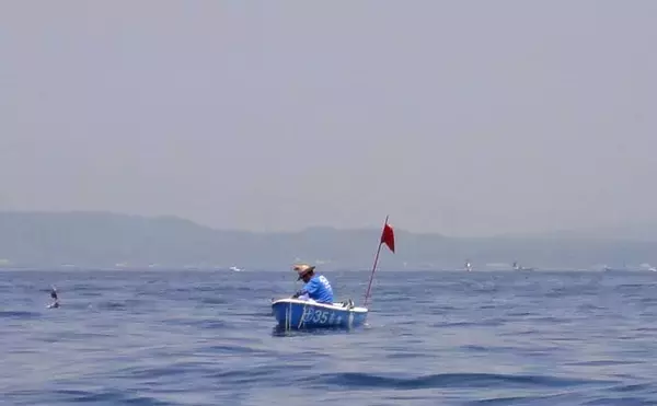 「東京湾「手こぎボート釣り」で45cmアジ手中【神奈川・斉田ボート】別艇ではマダイも登場」の画像