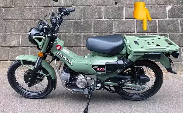 「釣りにもツーリングにも最適なバイクは【HONDA・ハンターカブCT125】　そのワケは？」の画像