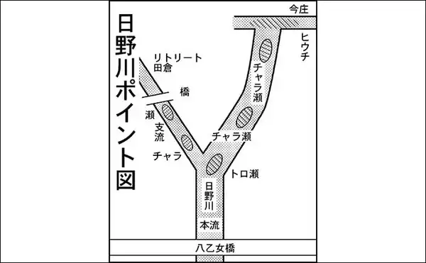 「鮎（アユ）友釣りオススメ河川ガイド2024：日野川【福井】8月以降は大アユが出る」の画像
