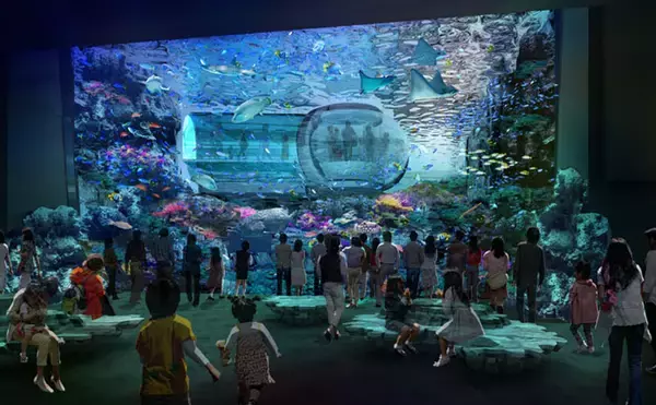 「「野球場と一体型？」よみうりランド水族館の注目は【360度スケルトンの水中回廊】」の画像