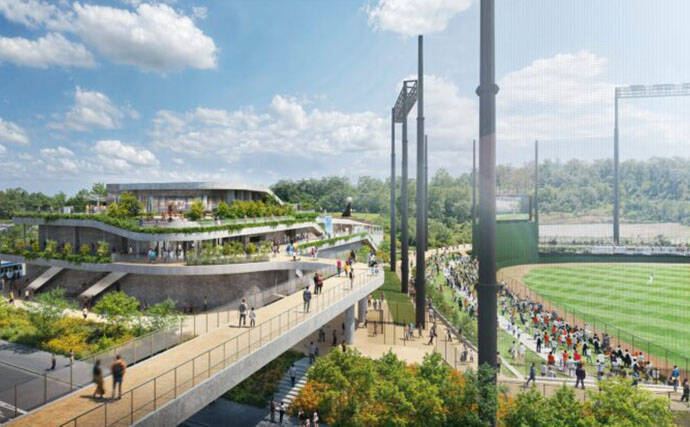 「野球場と一体型？」よみうりランド水族館の注目は【360度スケルトンの水中回廊】