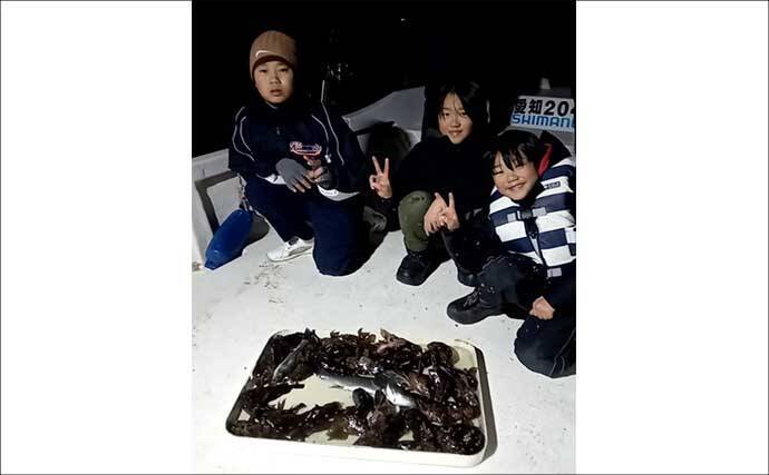 【沖のルアー釣果速報】ナイトロックゲームで良型メバル手中！年明け好スタート（愛知）