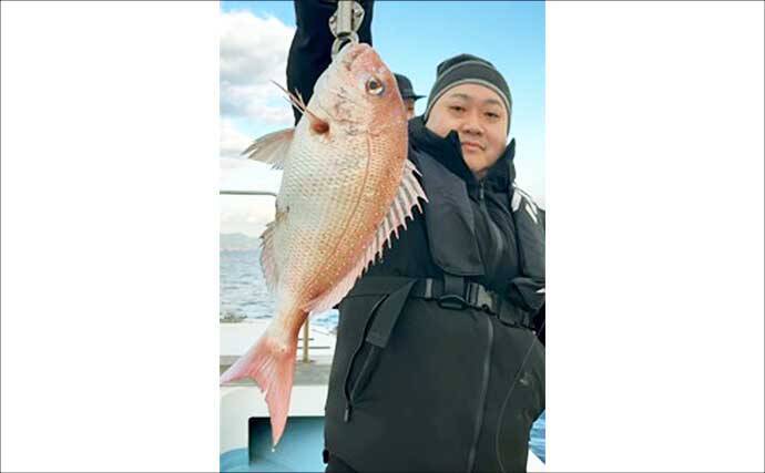 【沖釣り釣果速報】タイラバで2kg級マダイ浮上　五島周辺で魚種豊富（長崎・佐賀）