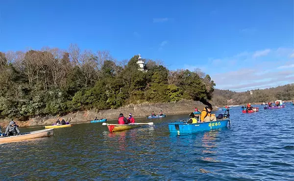 「入鹿池でのボートワカサギ釣りで130匹キャッチ！【愛知】灯台裏ポイントで連発」の画像