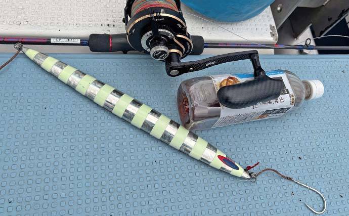 深海600mのディープジギングでアコウダイ手中【静岡・新島沖】本命アブラボウズは目前で痛恨バラシ