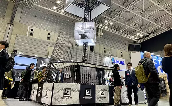 「釣りフェス2024『テイルウォーク』ブースを取材　過去最大規模の展示の中で最注目はスプールが交換できるリール」の画像