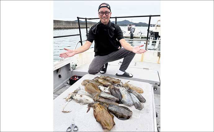 【沖釣りルアー釣果速報】ティップランで釣る人16匹！志摩沖のアオリイカが高活性（三重）