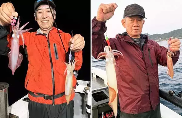 関西エリアの【船釣り特選釣果7選】 イカメタルでスルメ交じりでシロイカ50匹超え！