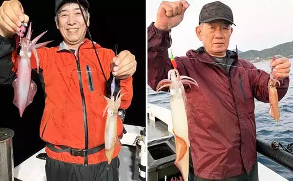 「関西エリアの【船釣り特選釣果7選】 イカメタルでスルメ交じりでシロイカ50匹超え！」の画像