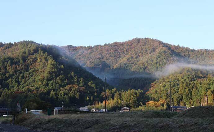 初のエリアトラウトでニジマス2桁釣果　ブリのバラシをニジマスで癒す？