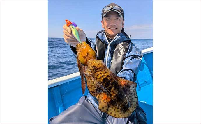 「シーズン終盤のレッドモンスターを狙う！」串本沖ティップランエギングでアオリイカ好捕