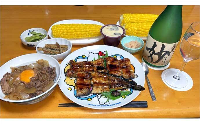 ウナギ釣り釣果レポート：河川の橋ゲタ周りを狙って本命3匹キャッチ成功【筏川・愛知】