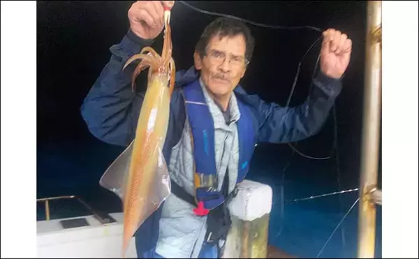 「【玄界灘】夜焚きイカ最新釣果　50cmオーバー頭に良型ヤリイカ好調」の画像