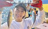 「東京湾ショートLTアジ釣りを親娘で満喫　1投目から連掛けで入れ食い」の画像1