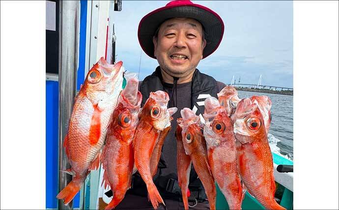 富山湾で大爆釣！アカムツ釣る人24匹！【船釣り最新情報5選・北陸】