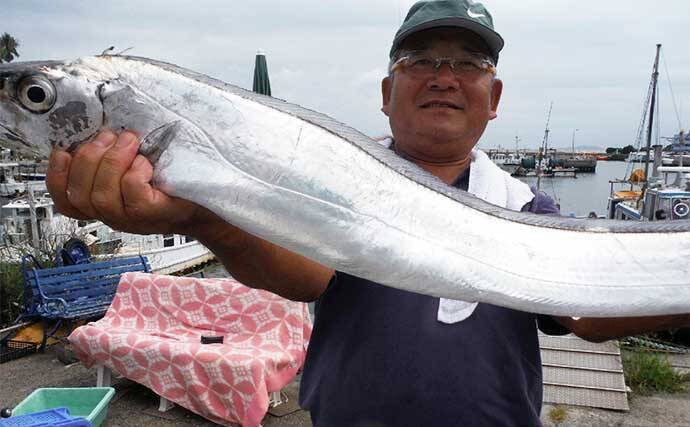 【愛知・三重】沖のエサ釣り最新釣果　ドラゴン混じりでタチウオ絶好調