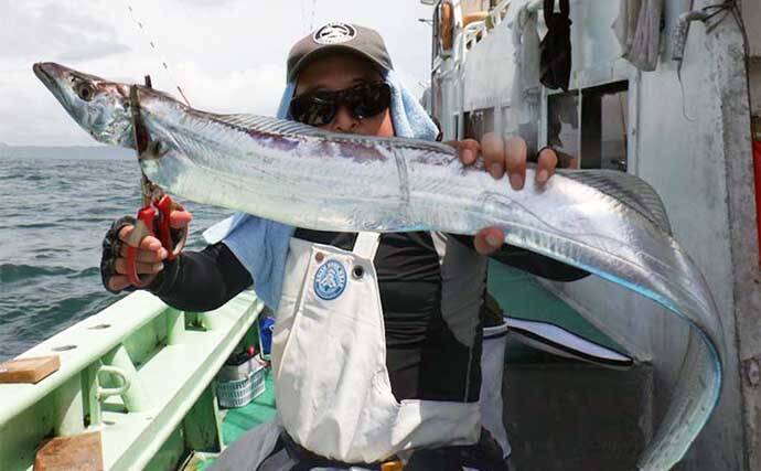 【愛知・三重】沖のエサ釣り最新釣果　ドラゴン混じりでタチウオ絶好調