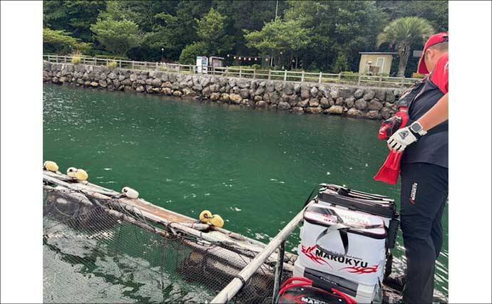 イカダでのフカセ釣りで58.5cm超大型クロダイが登場！【沼津】自己記録を更新