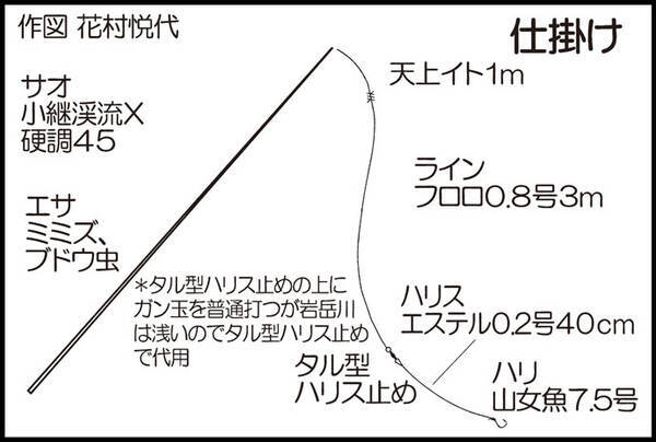 渓流エサ釣りでcm超ヤマメ アタリ目視で興奮 福岡 岩岳川 年4月5日 エキサイトニュース