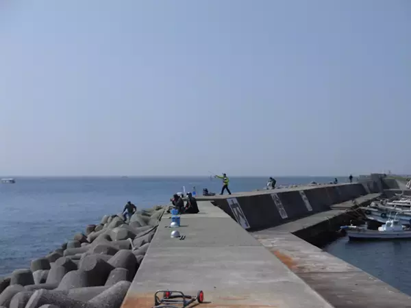 「都市近郊の好投げ釣り場：明石新浜　夏はキスにスズキにマダイも範疇」の画像
