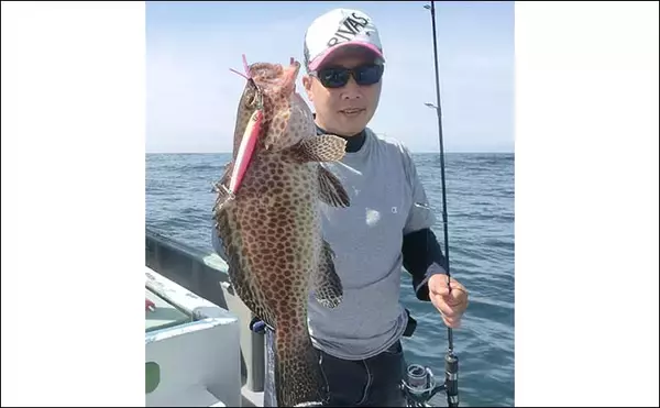 「スーパーライトジギングでキジハタ・アカハタ・オオモンハタ【三重】」の画像