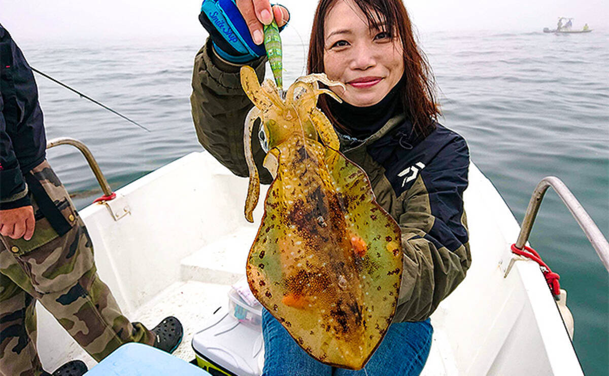 ボートエギングでアオリイカ6尾 夜光エギにヒット 福岡 志賀島 年6月21日 エキサイトニュース