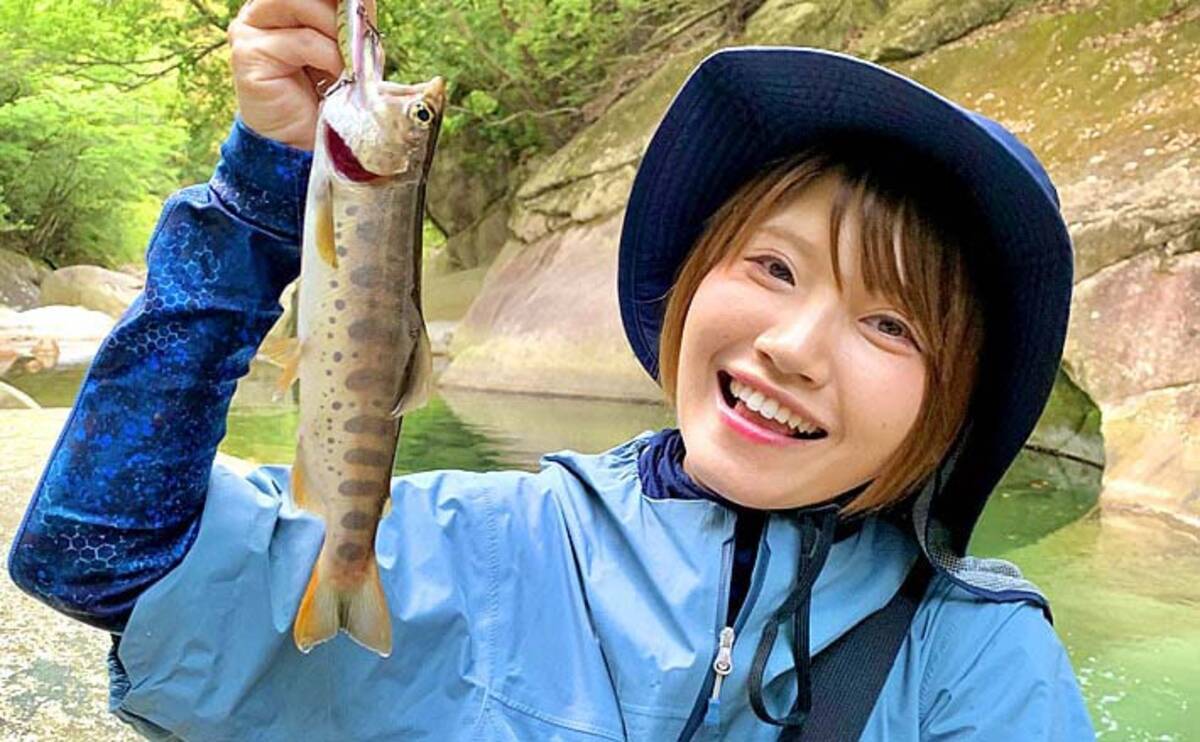 人生最高フィッシング 秋丸美帆 初の渓流釣りから学んだこととは 年7月3日 エキサイトニュース 2 3