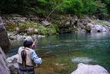 「奥飛騨の美渓流でフライフィッシング　本流攻略でアマゴ連発【高原川】」の画像5