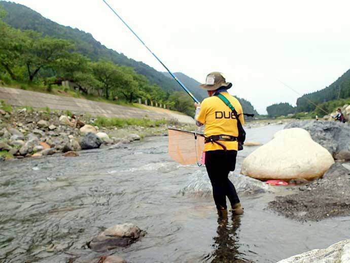解禁当日に良型アユ乱舞　3時間のトモ釣りで20匹手中【滋賀・葛川】