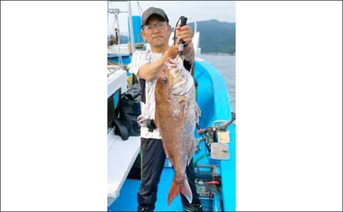 【三重・福井】船釣り最新釣果　ジギング＆タイラバで良型マダイ浮上