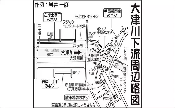 「オススメ淡水小物釣り場紹介：大津川の緑豊かな『ホソ』を堪能【茨城】」の画像