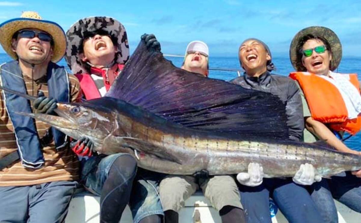愛知 静岡 沖のルアー釣り最新釣果 2m超え バショウカジキ 出現 年8月30日 エキサイトニュース